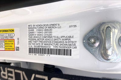 2025 Acura TLX Technology Package