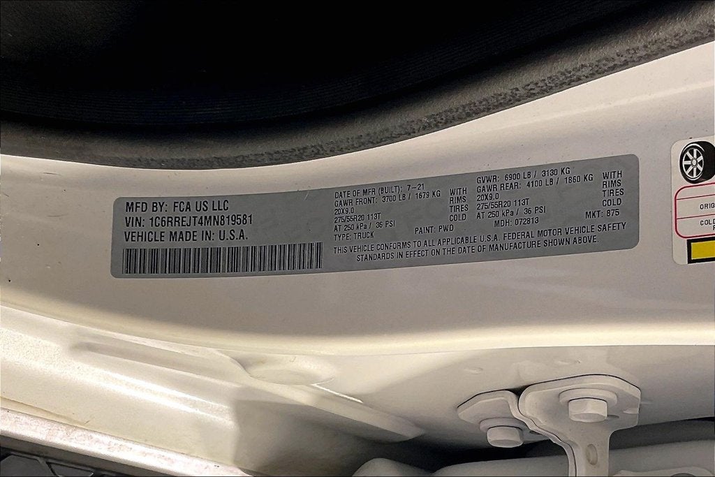 2021 RAM 1500 Laramie