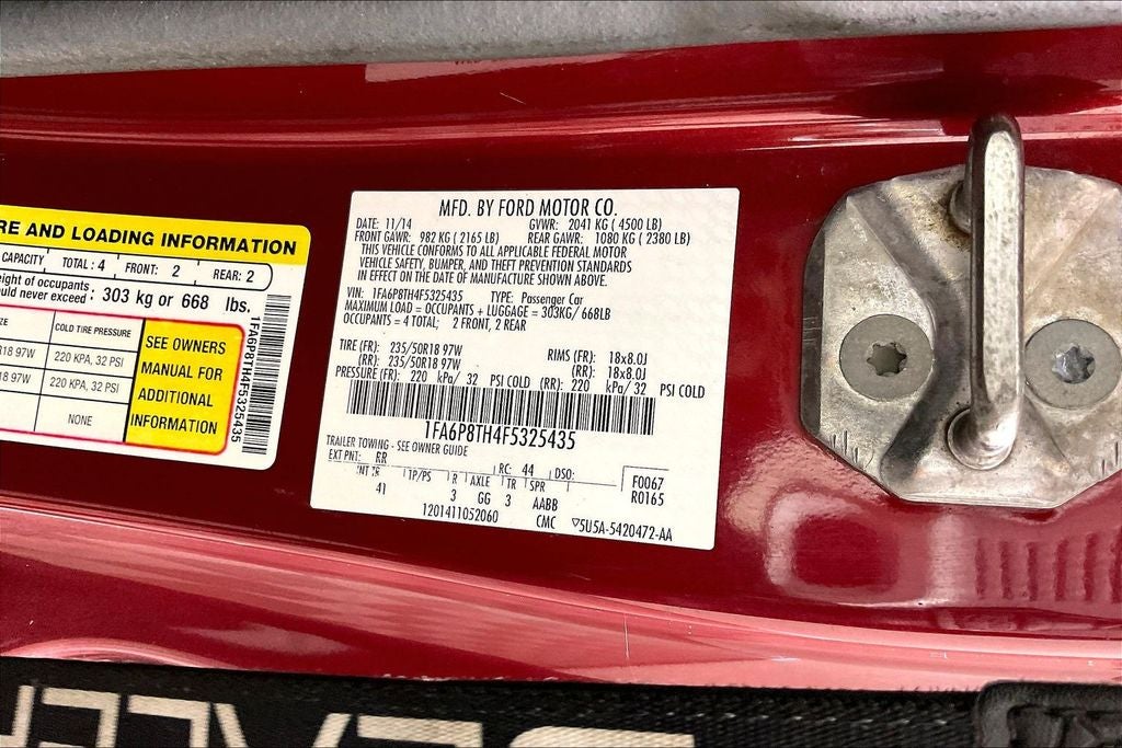 2015 Ford Mustang EcoBoost