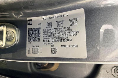 2022 Chevrolet Colorado LT