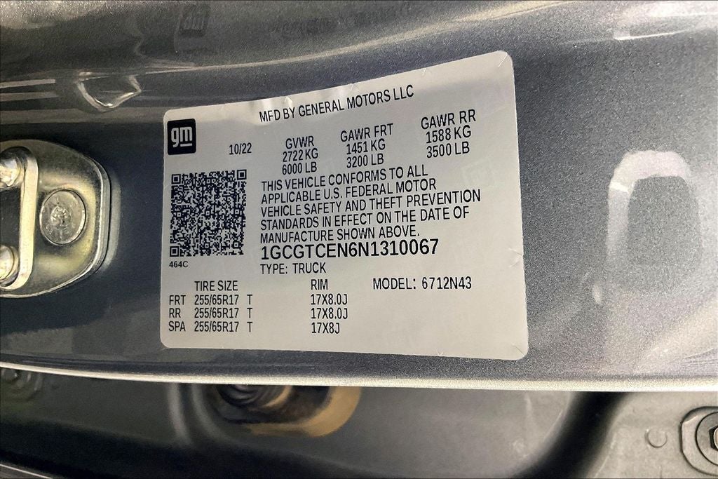 2022 Chevrolet Colorado LT