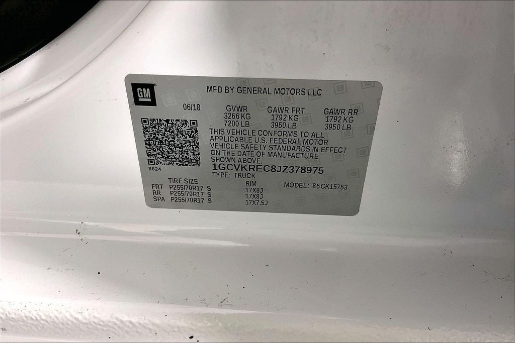 2018 Chevrolet Silverado 1500 LT LT1