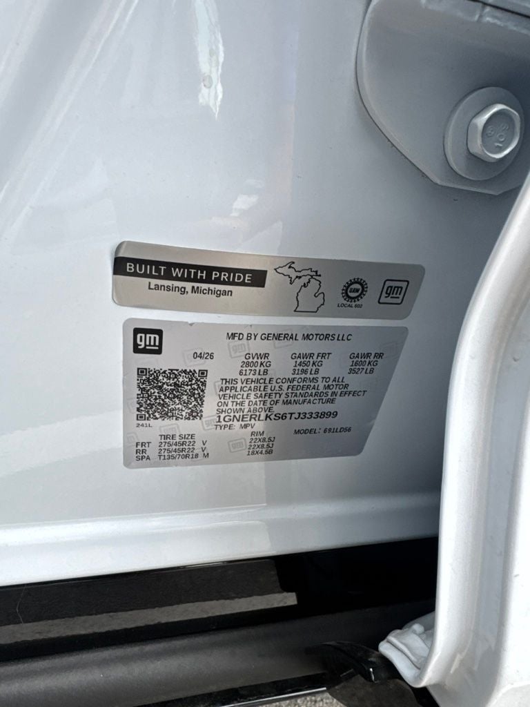 2026 Chevrolet Traverse RS
