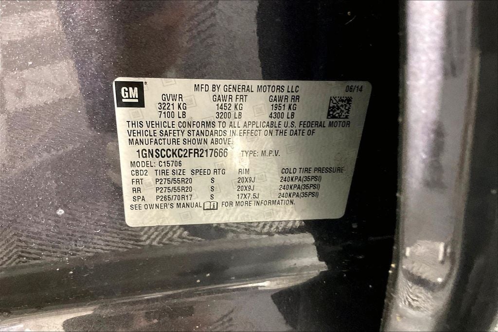 2015 Chevrolet Tahoe LTZ