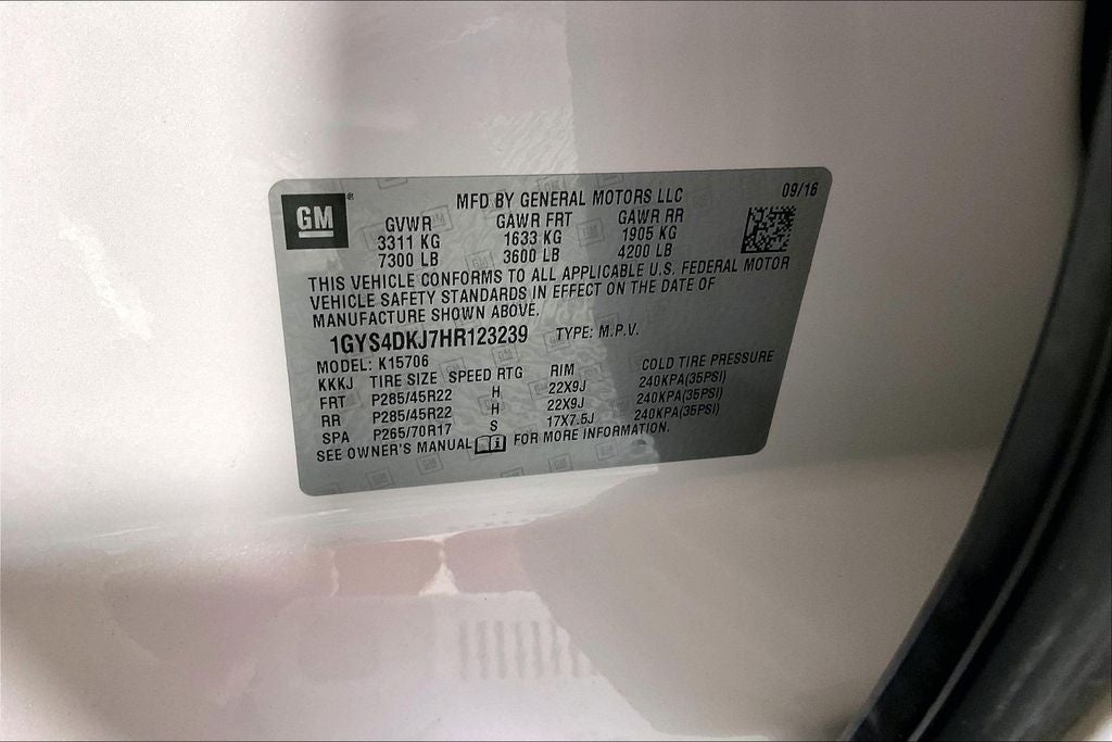 2017 Cadillac Escalade Platinum Edition