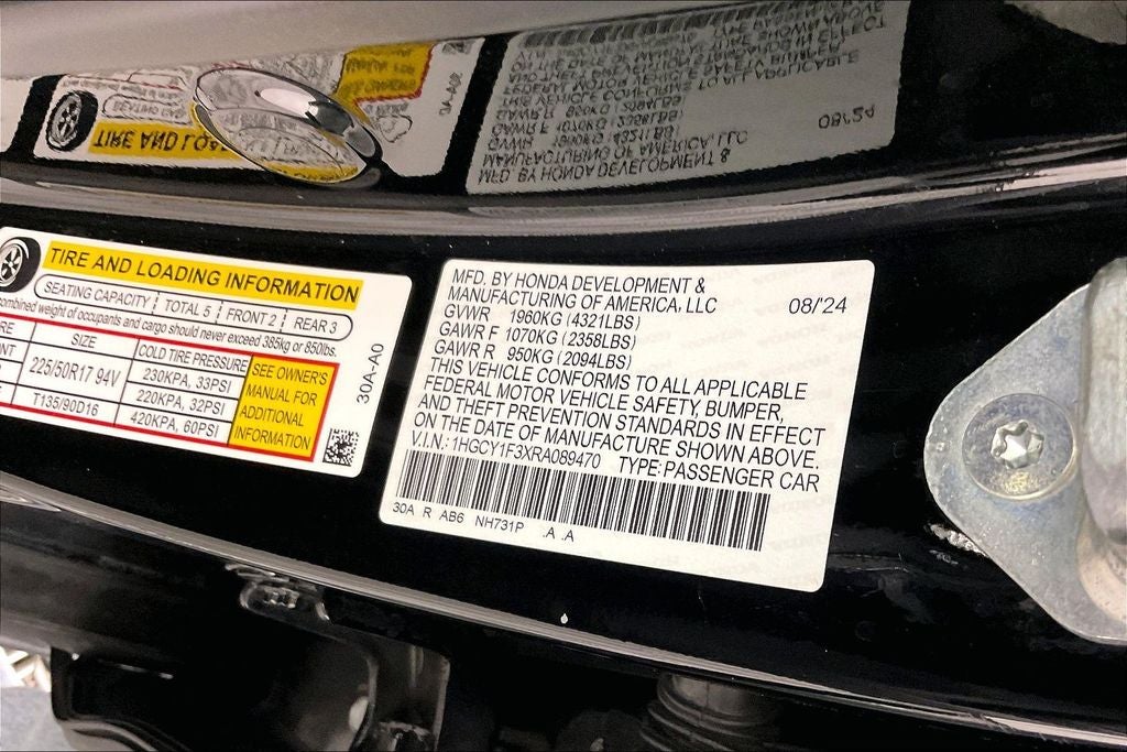 2024 Honda Accord EX