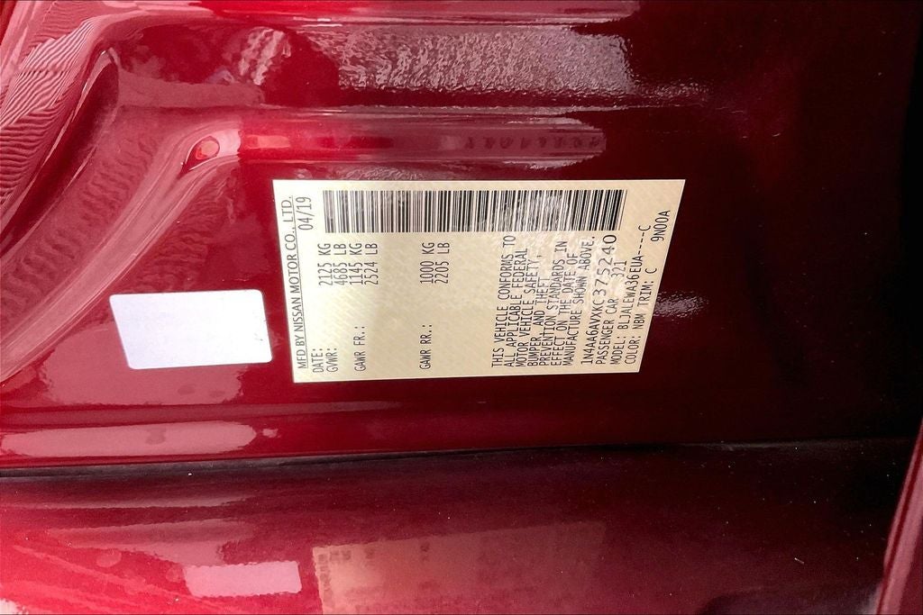 2019 Nissan Maxima 3.5 SL