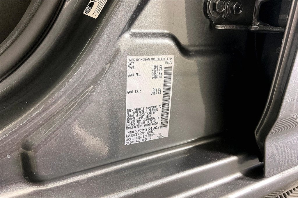2026 Nissan Altima SR