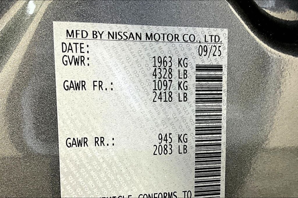 2025 Nissan Altima SV Special Edition