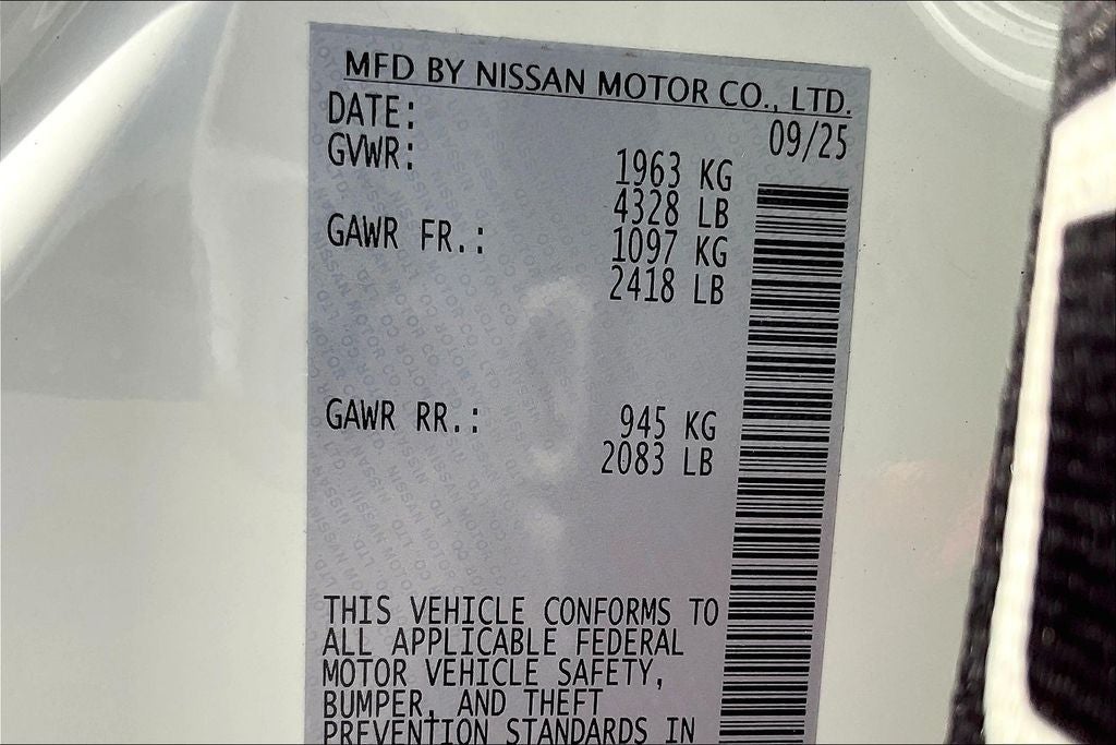 2025 Nissan Altima SV Special Edition