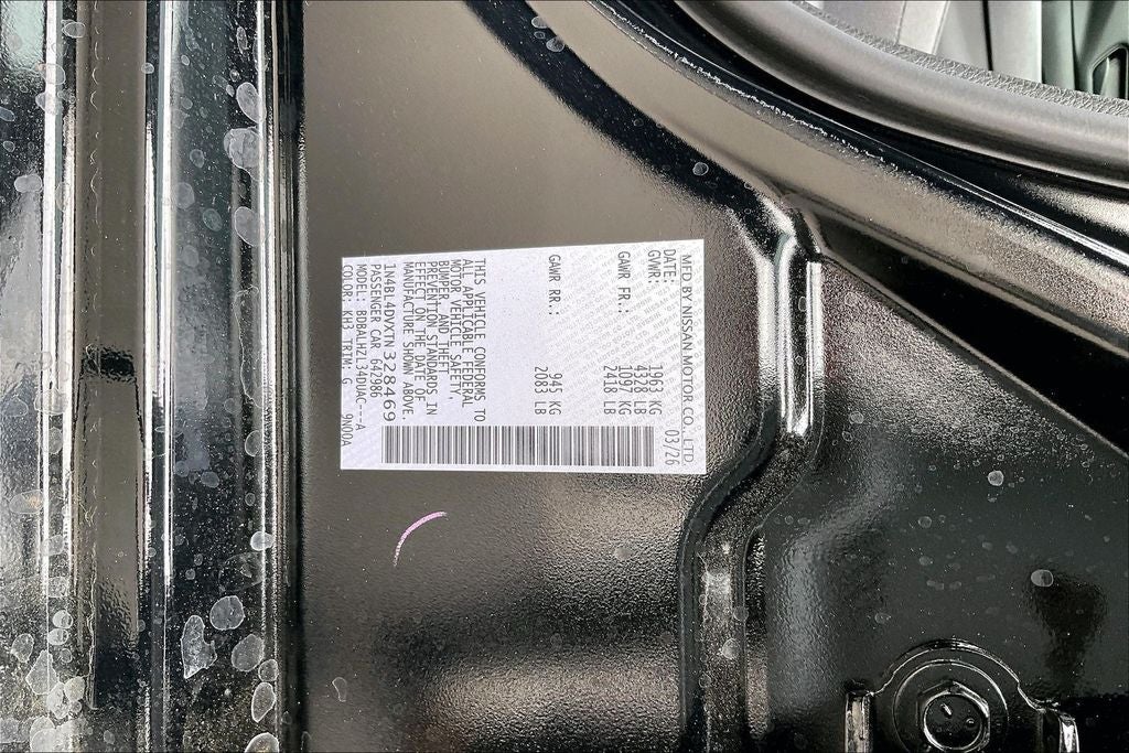 2026 Nissan Altima SV Special Edition