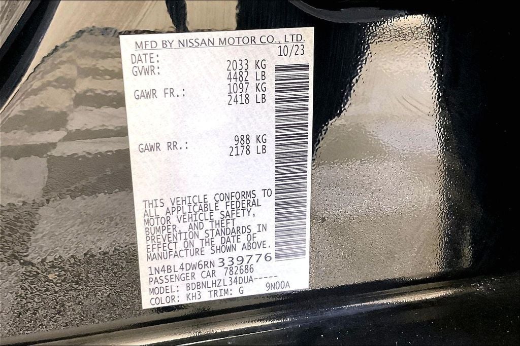 2024 Nissan Altima 2.5 SV