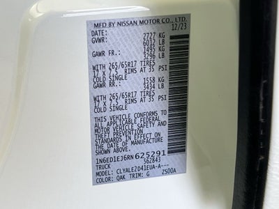 2024 Nissan Frontier Crew Cab SL