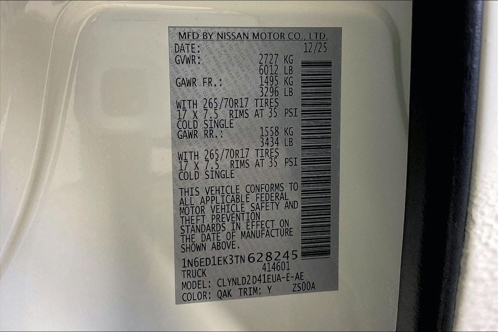 2026 Nissan Frontier Crew Cab PRO-4X®