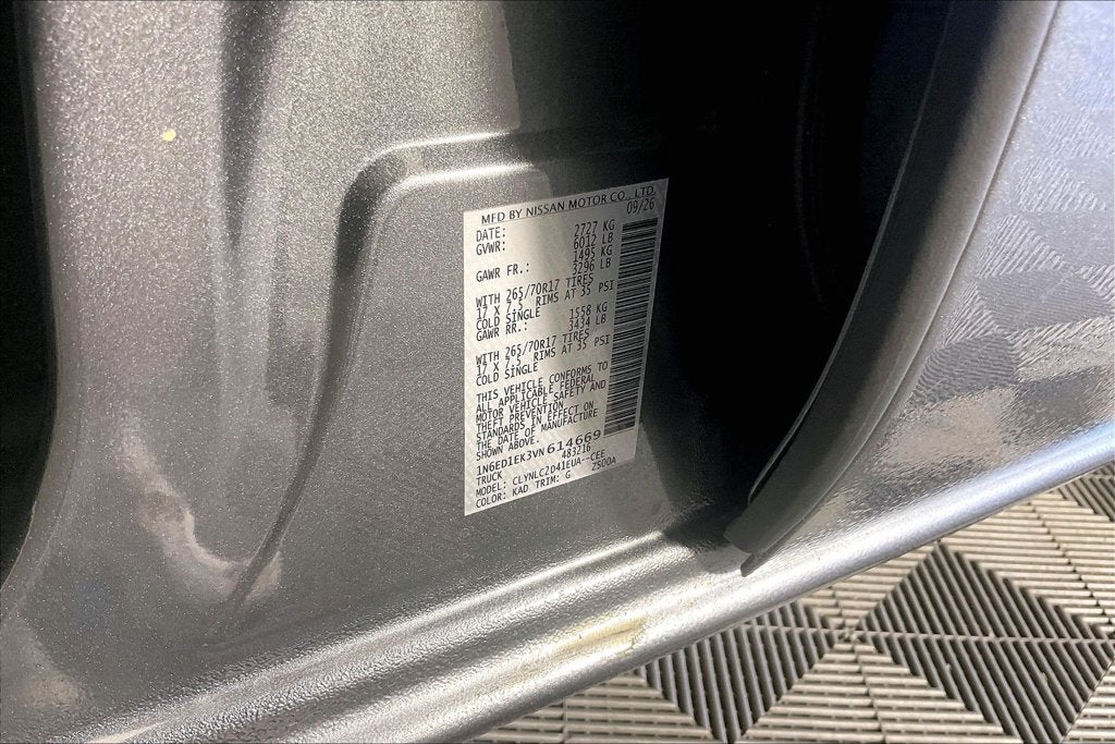 2027 Nissan Frontier SV