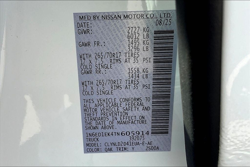 2026 Nissan Frontier Crew Cab PRO-4X®