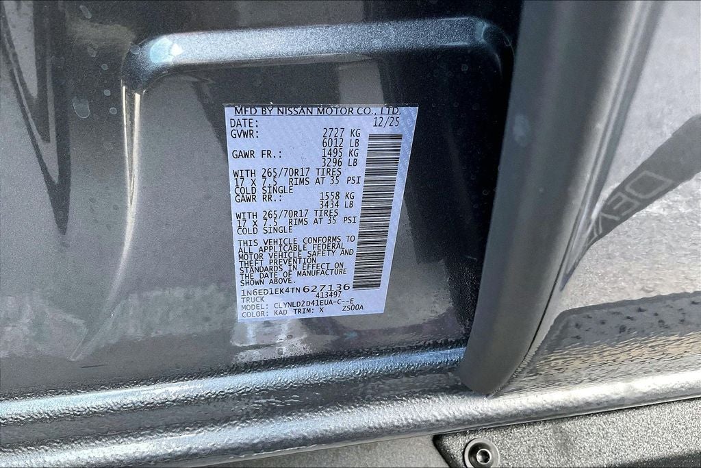 2026 Nissan Frontier Crew Cab PRO-4X®