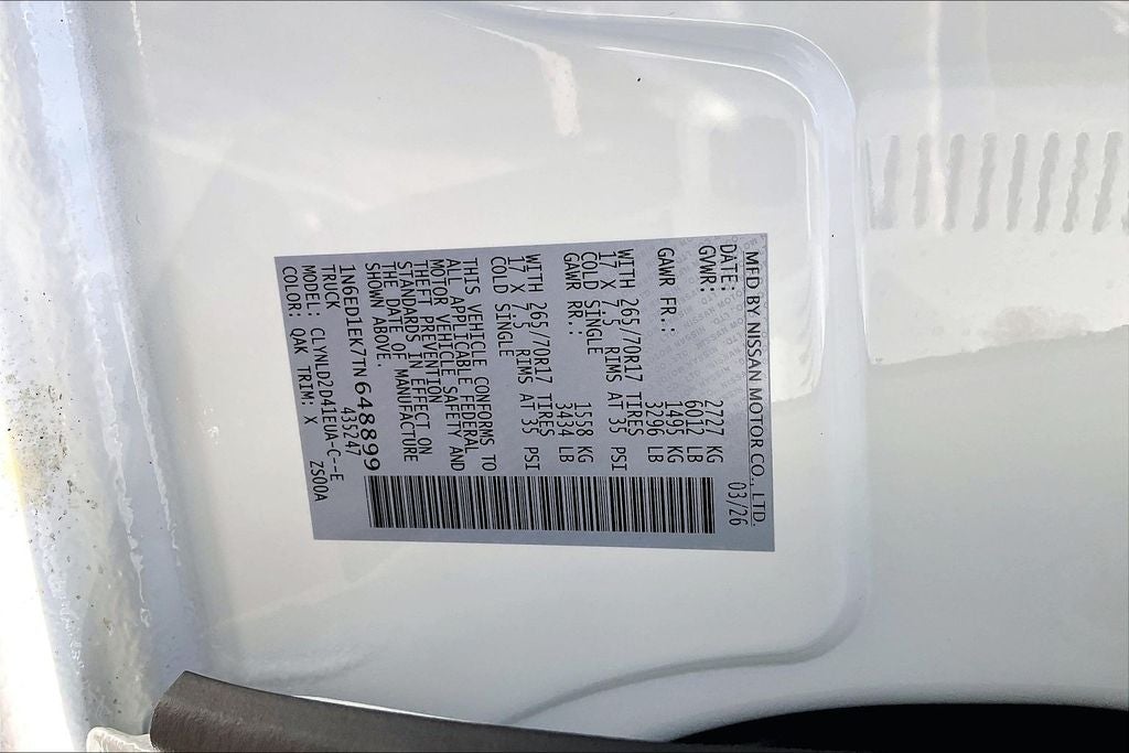 2026 Nissan Frontier Crew Cab PRO-4X®