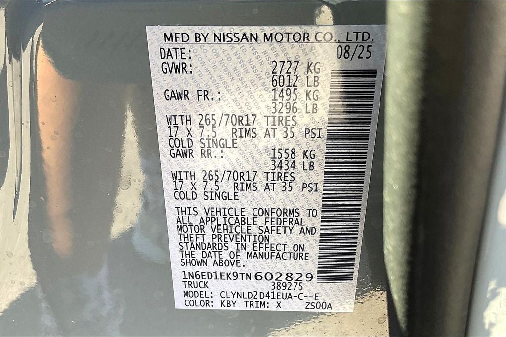 2026 Nissan Frontier Crew Cab PRO-4X®