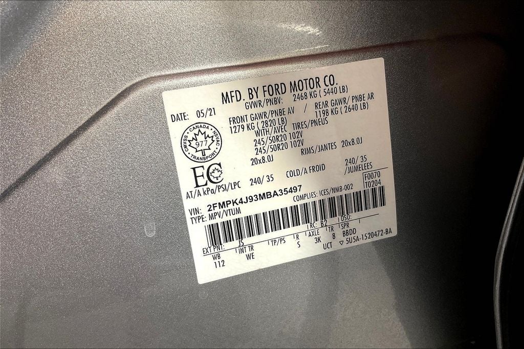 2021 Ford Edge ST Line