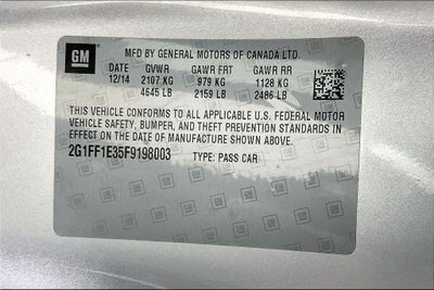 2015 Chevrolet Camaro 2LT 2LT