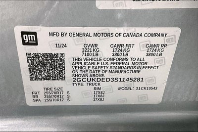 2025 Chevrolet Silverado 1500 LT LT1