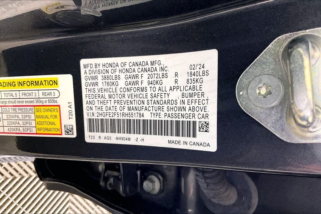 2024 Honda Civic Sport