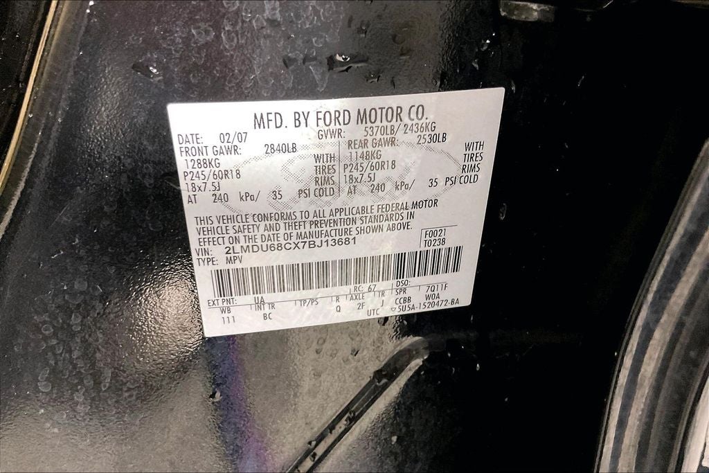 2007 Lincoln MKX Base