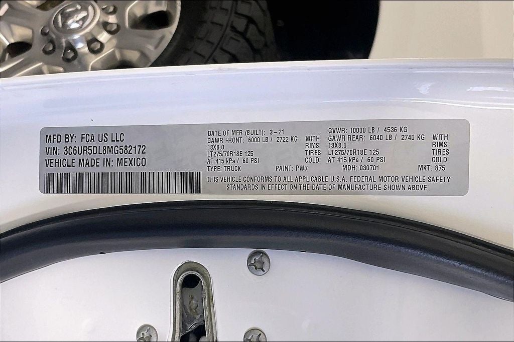 2021 RAM 2500 Big Horn
