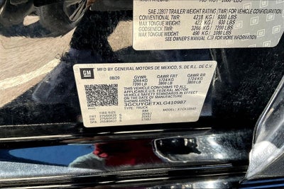 2020 Chevrolet Silverado 1500 LTZ