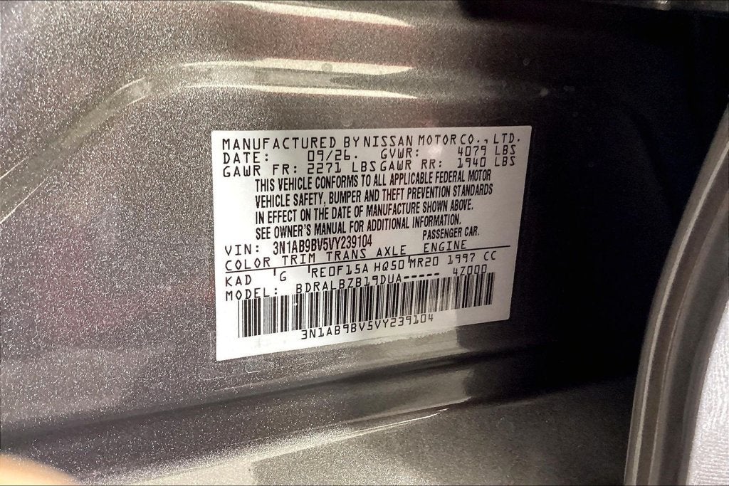 2027 Nissan Sentra S