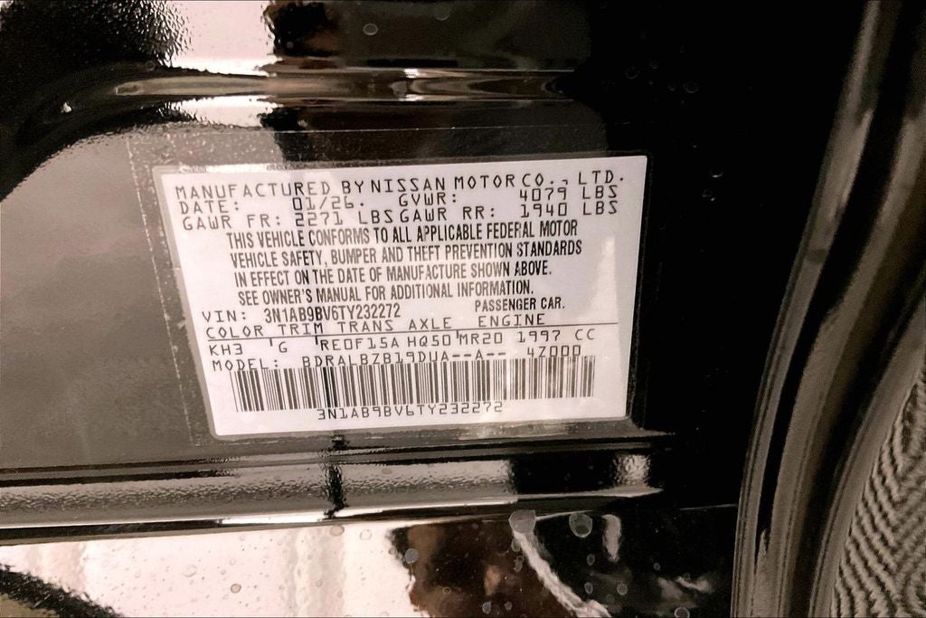 2026 Nissan Sentra S