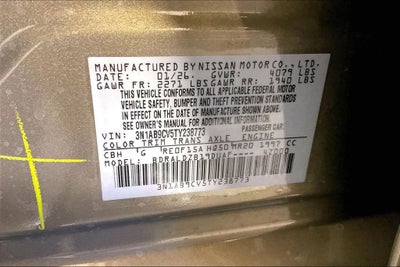 2026 Nissan Sentra SV