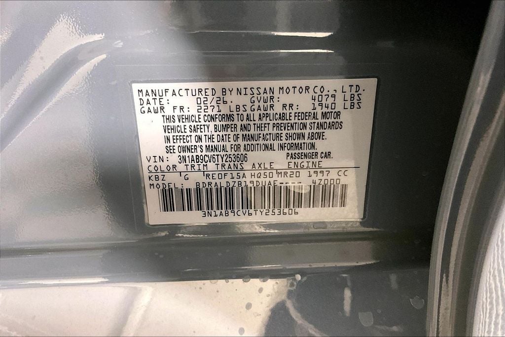 2026 Nissan Sentra SV