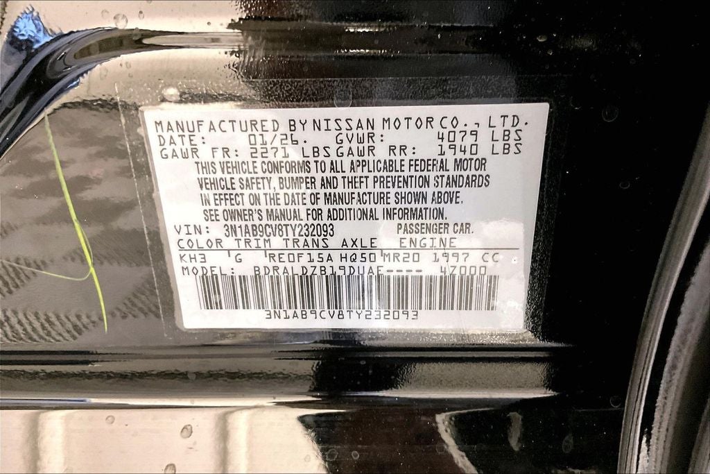 2026 Nissan Sentra SV