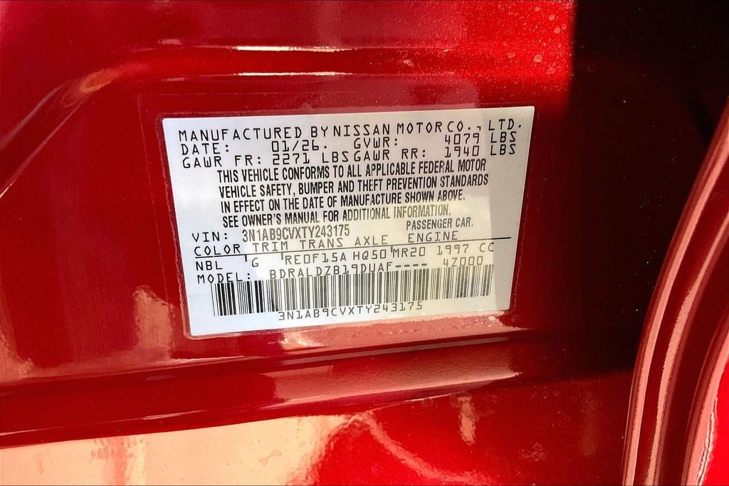 2026 Nissan Sentra SV