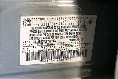 2027 Nissan Sentra SR Midnight Edition