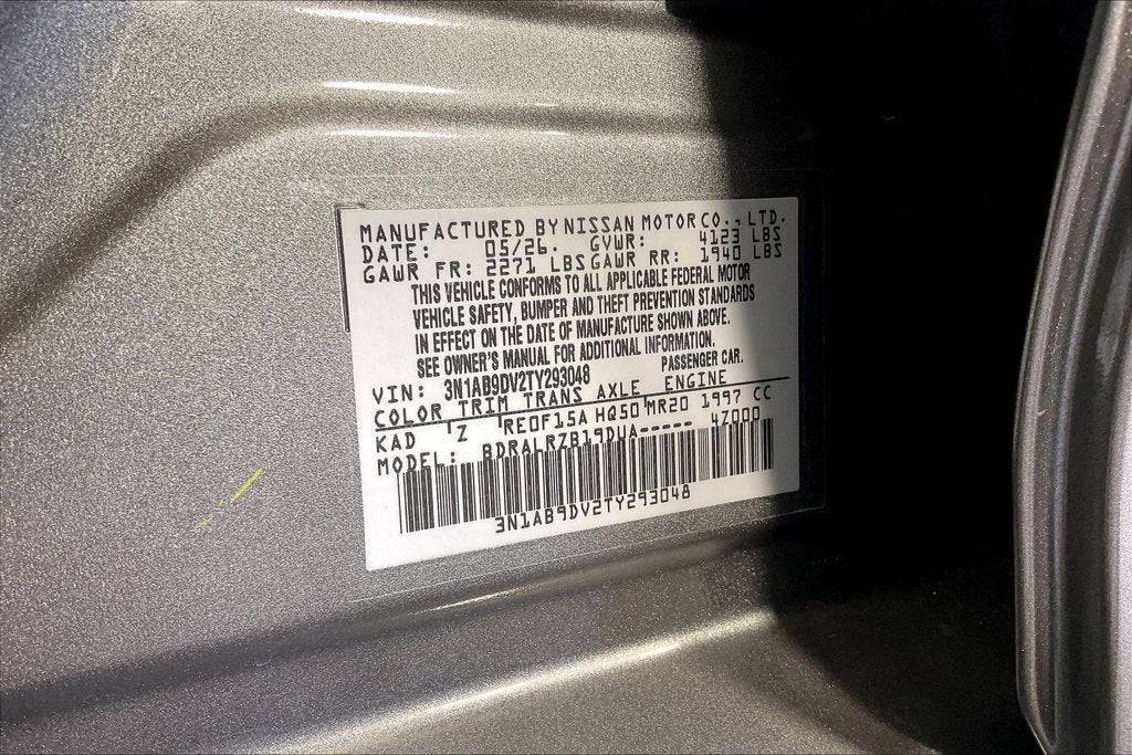 2026 Nissan Sentra SR