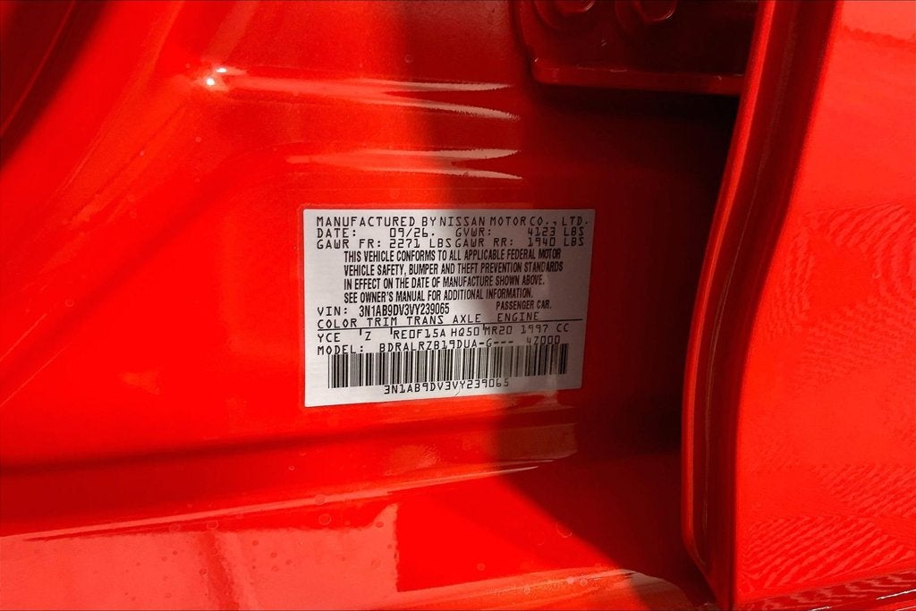 2027 Nissan Sentra SR Midnight Edition