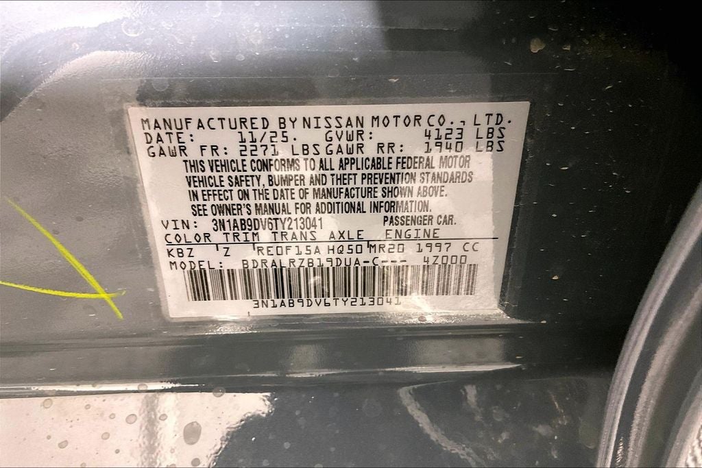 2026 Nissan Sentra SR