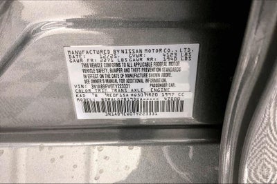 2026 Nissan Sentra SL