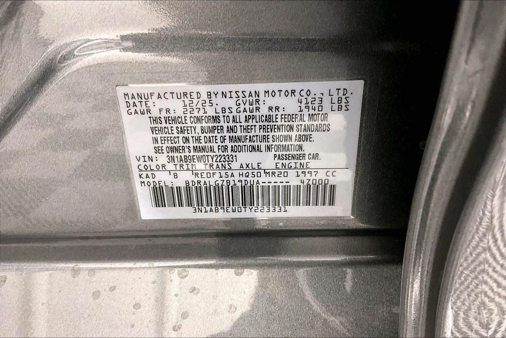 2026 Nissan Sentra SL