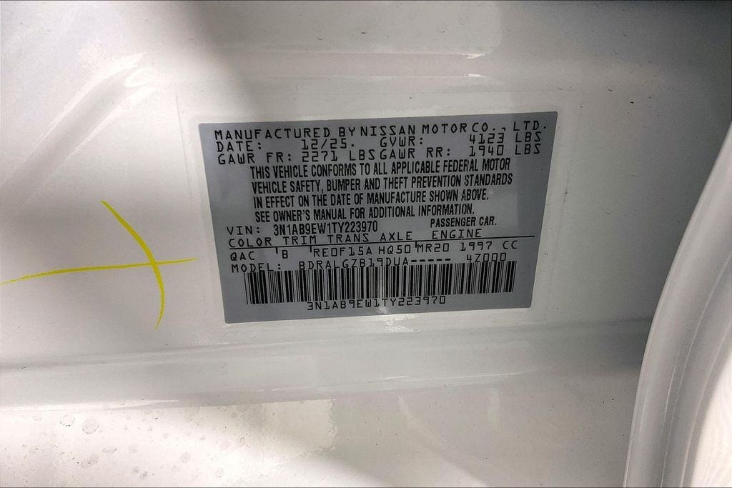 2026 Nissan Sentra SL