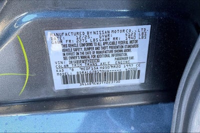 2026 Nissan Sentra SL