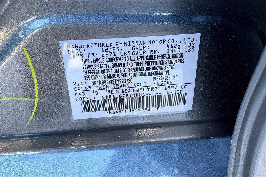 2026 Nissan Sentra SL