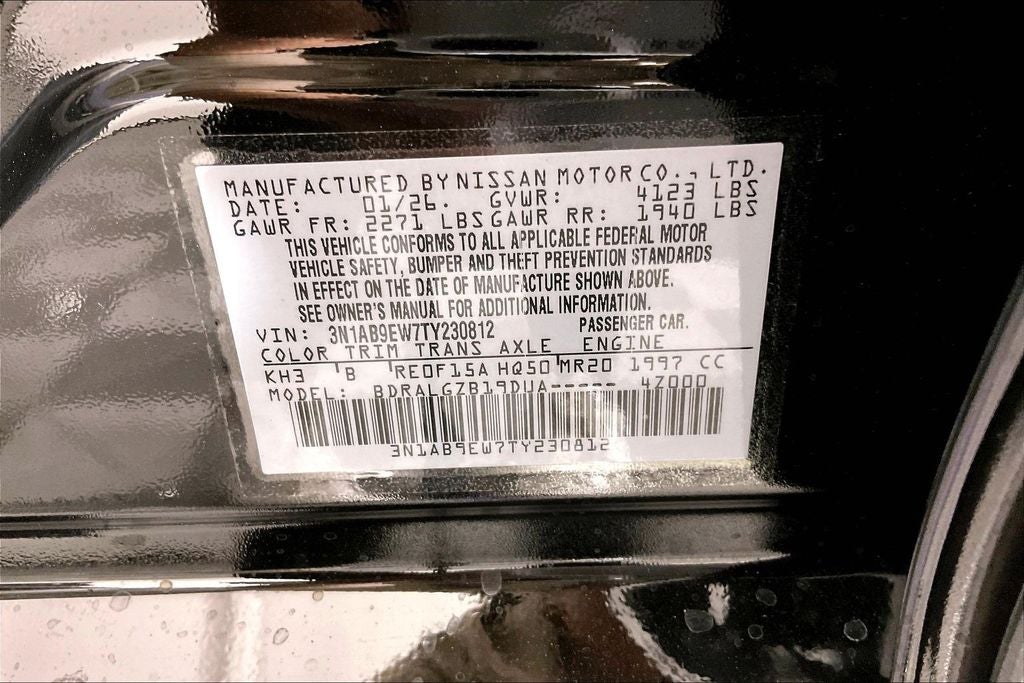 2026 Nissan Sentra SL