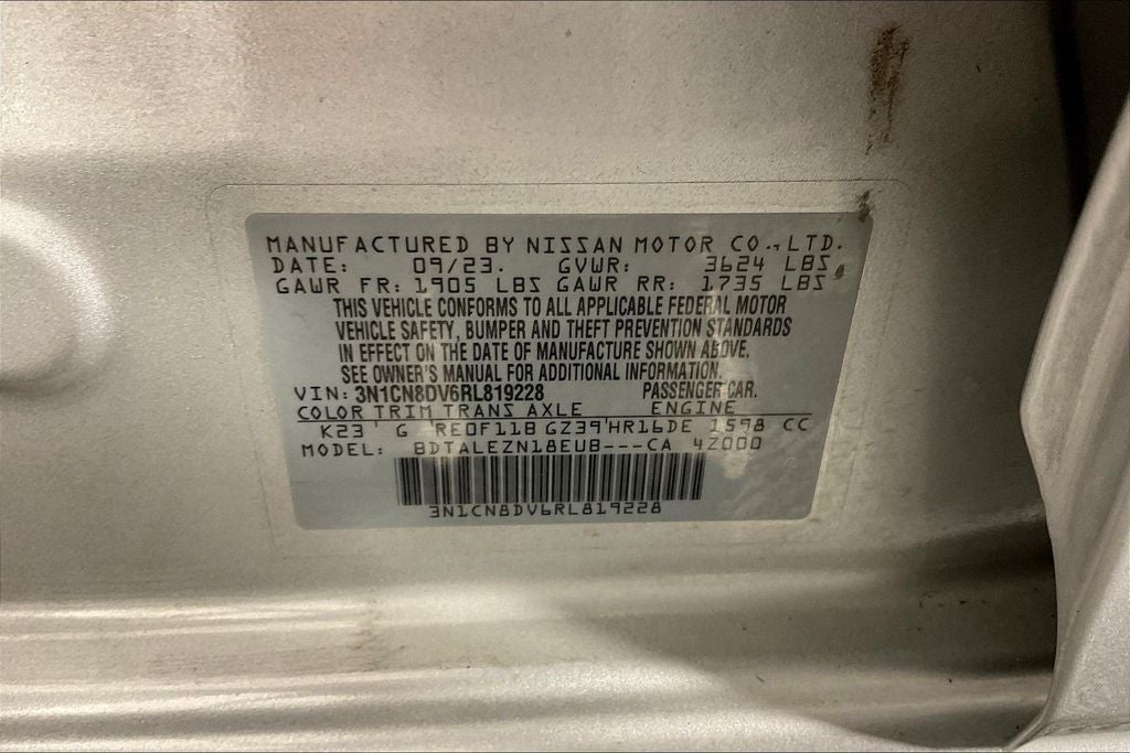 2024 Nissan Versa 1.6 S