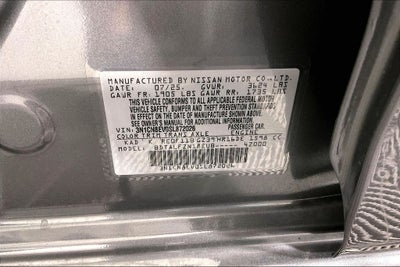 2025 Nissan Versa 1.6 SV