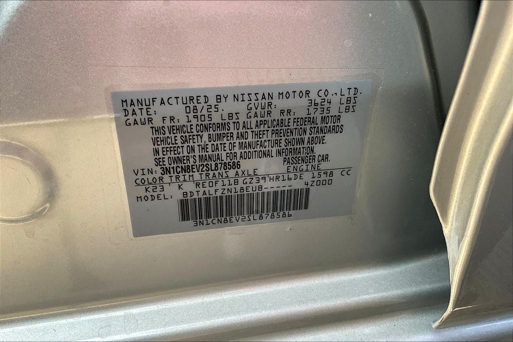 2025 Nissan Versa SV