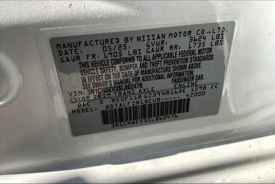 2025 Nissan Versa 1.6 SV